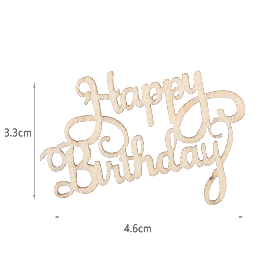 Bộ 15 Miếng Gỗ Khắc Chữ Dùng Để Trang Trí