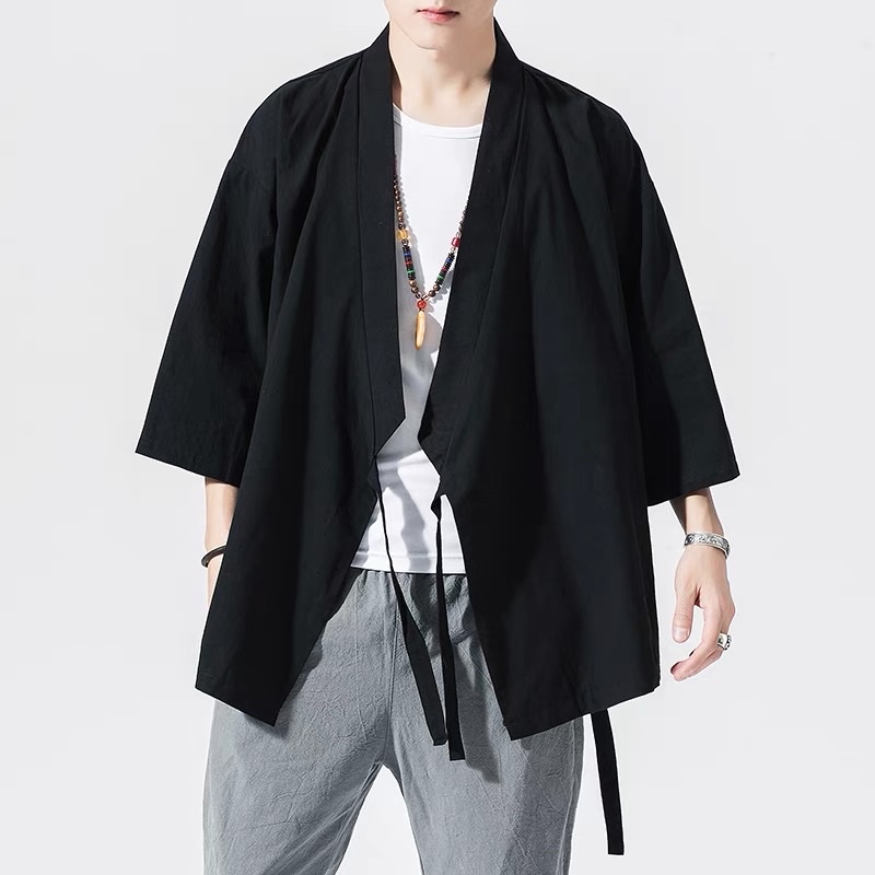 (trang phục) MS7 áo khoác kiểu dáng cách tân Haori
