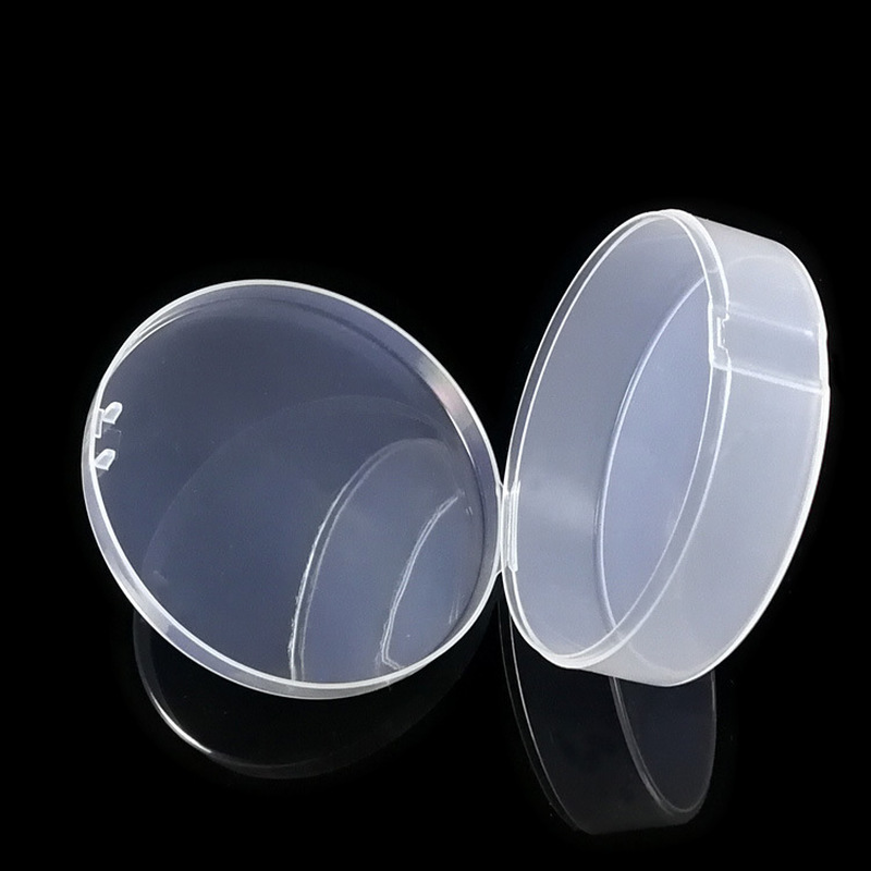 [Hàng mới về] Hộp tròn trong suốt chuyên dụng cho đựng mút tán trang điểm