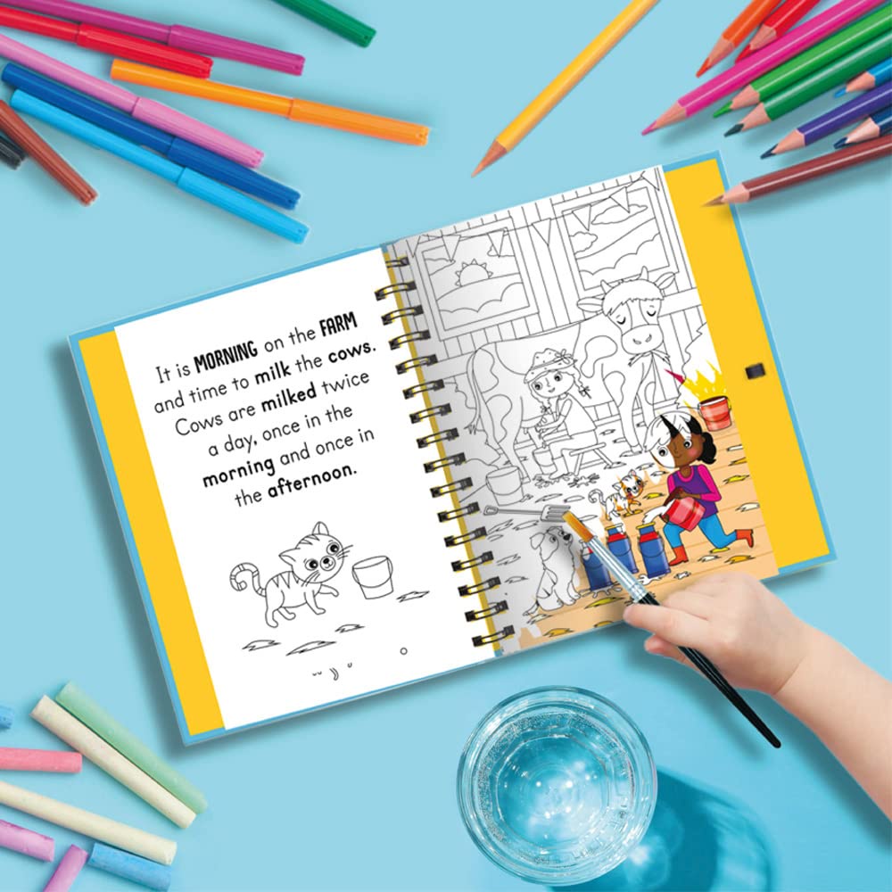 Sách Usborne kể truyện tiếng Anh: Moo And Baa - Farm
