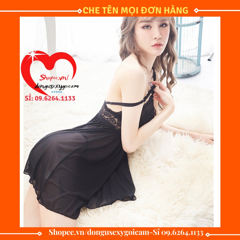 Váy Ngủ Sexy Bigsize Nữ Gợi Cảm Voan Lụa Thun Ren Quyến Rũ Gợi Cảm Hoa Hồng Nggực ( SEXY HOA HỒNG NGỰC)