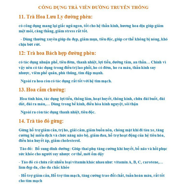 [Mã 267FMCGSALE giảm 8% đơn 500K] 5 VIÊN TRÀ HOA CÚC ĐƯỜNG PHÈN- TRÀ ĐẬU BIẾC-TRÀ HOA HỒNG-TRÀ HOA NHÀI | BigBuy360 - bigbuy360.vn