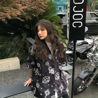 Áo sơ mi unisex họa tiết