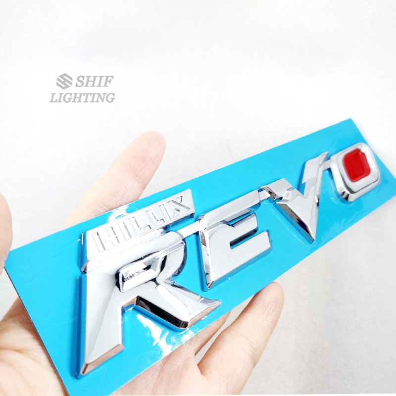 Miếng dán kiểu logo HILUX REVO trang trí xe TOYOTA REVO
