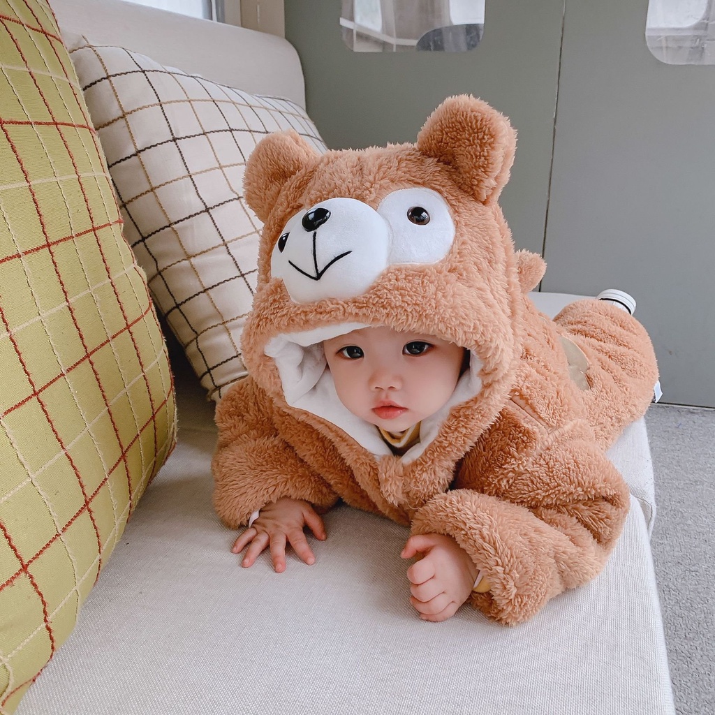 - Body Gấu Lông Cho Bé Cực Yêu 6-12kg -Shubikids
