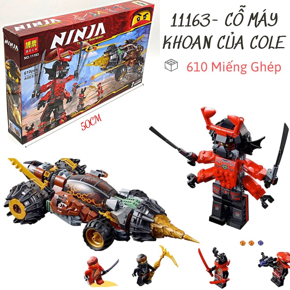 Đồ chơi lắp ráp LEGO NINJA - Hành trình đến ngục đầu lâu - 511 miếng ghép