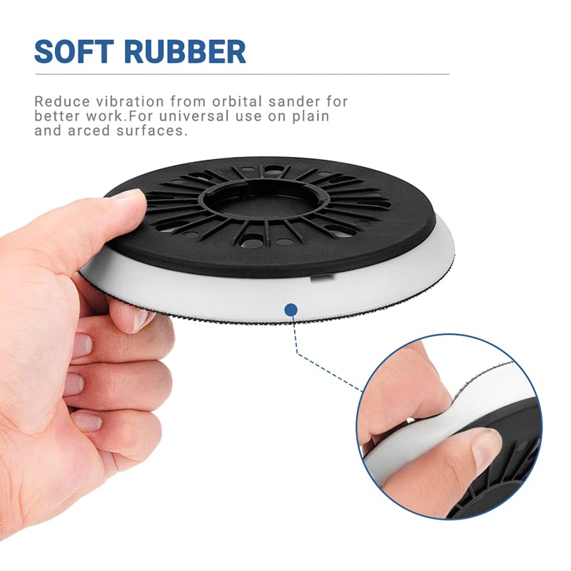 Đĩa Nhám 6inch 150mm Chuyên Dụng Cho Máy Đánh Bóng BO5041 M9202B