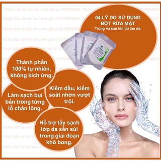 Bột rửa mặt thảo dược loha beauty