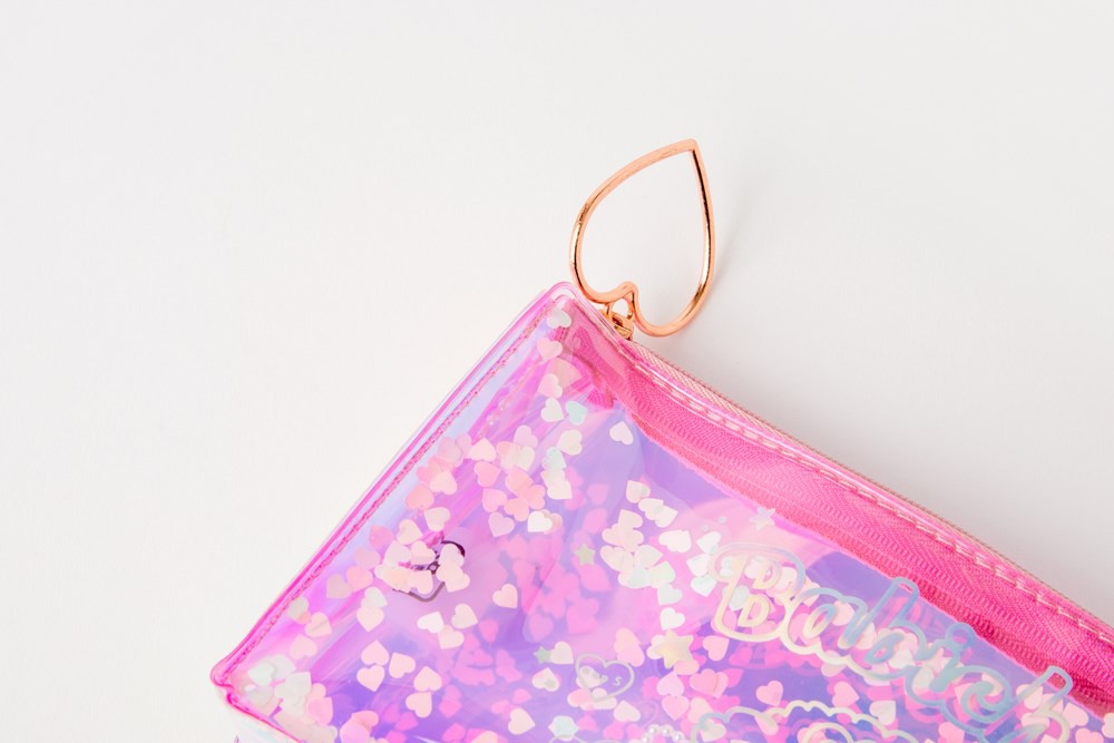 Túi Hologram ARTBOX Hàn Quốc Họa Tiết Barbichon Màu Hồng Lấp Lánh Kim Tuyến