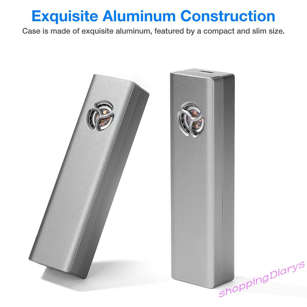 ✤Sh✤ USB 3.1 Type-C SSD Enclosure Fan Aluminum Alloy M.2 NGFF NVME External Case
