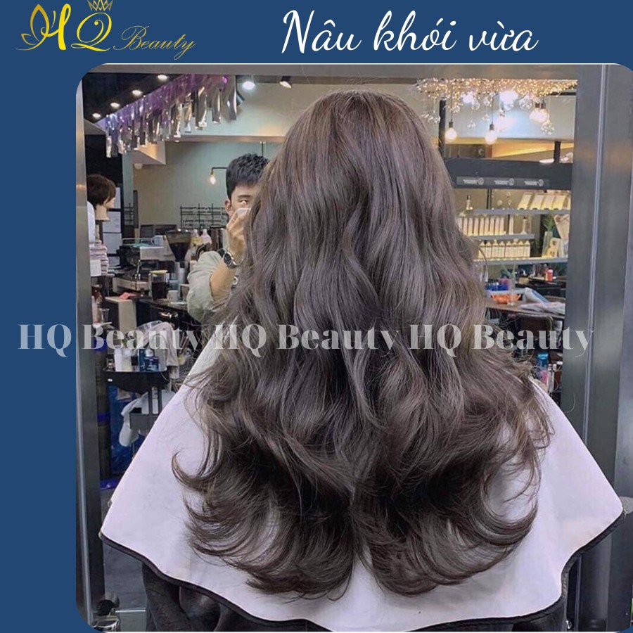 Thuốc nhuộm tóc màu Nâu khói vừa, Nâu khói nhẹ