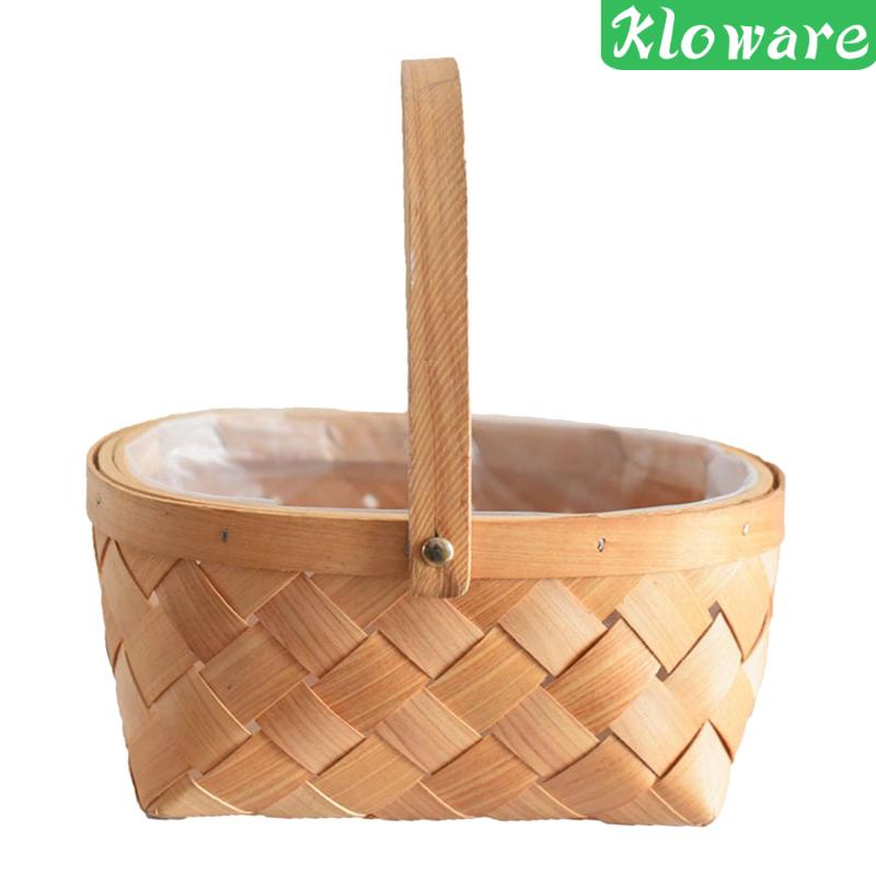 Giỏ Mây Đựng Kẹo / Trứng Thiết Kế Độc Đáo Trang Trí Sân Vườn / Tiệc Tùng