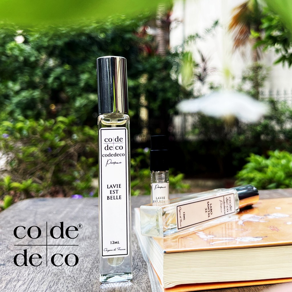 Tinh Dầu Nước Hoa Pháp Code Deco La Vie est Belle L'Éclat L'Eau de Toilette 12ml, Ngọt Ngào, Thơm Mát - Dạng Xịt