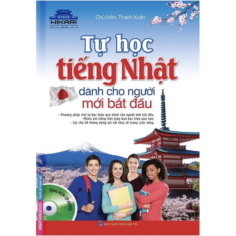 Sách - Tự Học Tiếng Nhật Dành Cho Người Mới Bắt Đầu (CD)