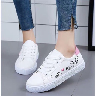 Giày Bata thêu tim cực cute 👠👠👠