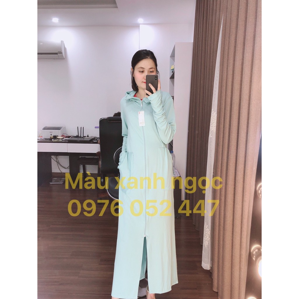 Áo chống nắng cho nữ thân dài từ 40 đến 65kg