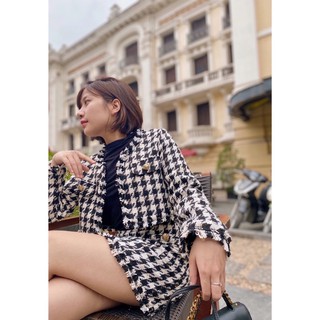 Set dạ tweed Diana set - MOONHEE