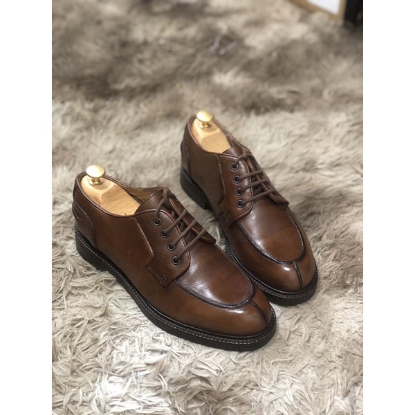 [TonaShoe] [Giày 2hand] [Size 40.5] Giày Tây Kiểu Dáng Sang Trọng Màu Nâu Đế Đúc Cao Cấp