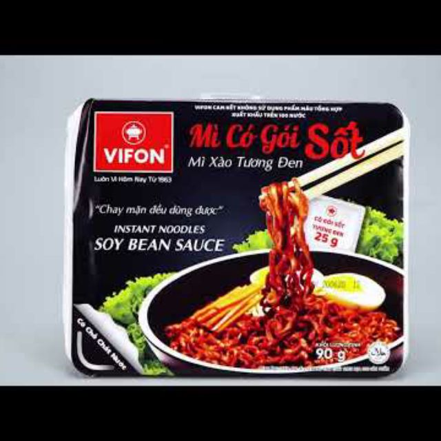 Mì tương đen Vifon 90gr 18khay/thùng