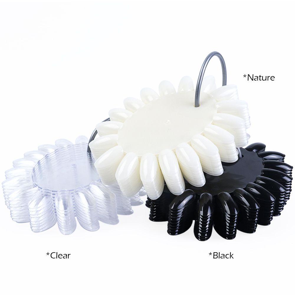 Set 10 Móng Tay Giả Trong Suốt Trưng Bày DIY