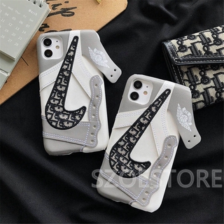 Ốp điện thoại mềm họa tiết Dior Air Jordan cho iPhone 12 Mini 12 Pro Max 11 Pro Max X XS XR XSMax 8 7 Plus SE 2020