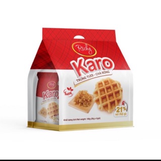 Bánh trứng tươi chà bông KARO