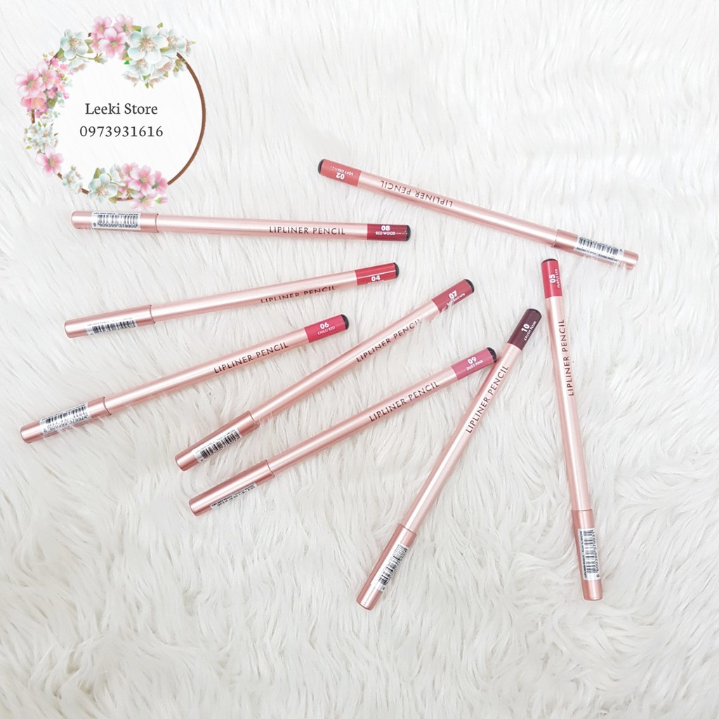 ( Mẫu Mới  ) Chì Kẻ Viền Môi Vacosi Lipliner Pencil 3g