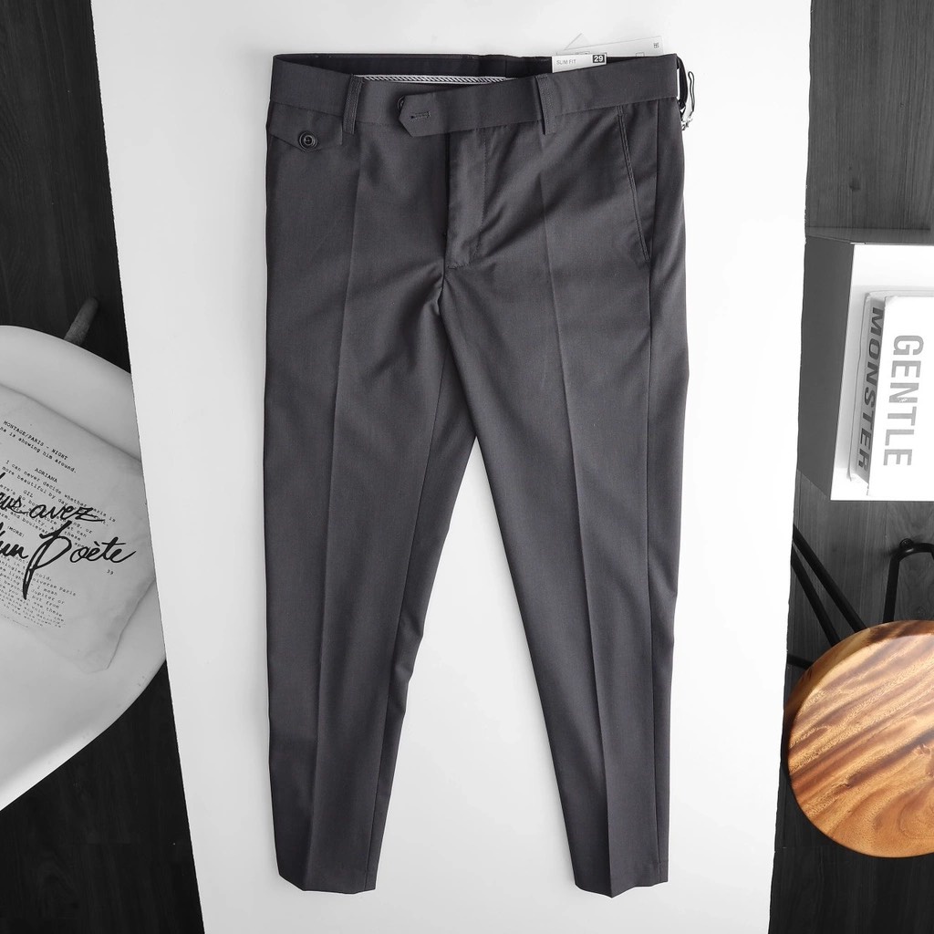 Quần tây nam ZR QTZ004 Quần âu Lozano ôm dáng, lịch lãm, co giãn nhẹ, đứng form, khóa kéo, lưng thun