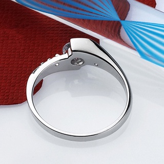 Nhẫn mạ bạc 925 đính đá sang trọng