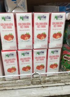Sữa Mộc Châu có đường 180ml lốc 4 hộp