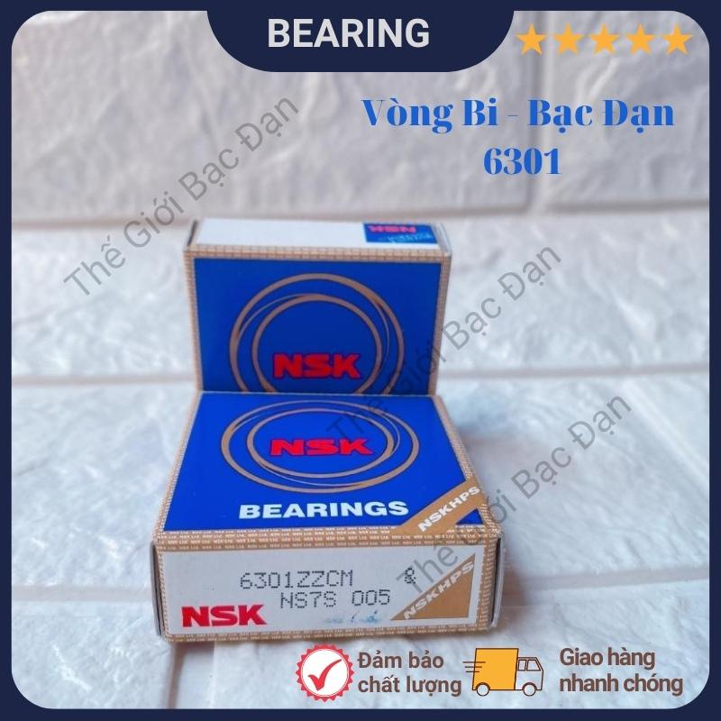 Vòng bi bạc đạn NSK 6301 ZZCM - hàng đẹp - chất lượng cao - Thế Giới Bạc Đạn