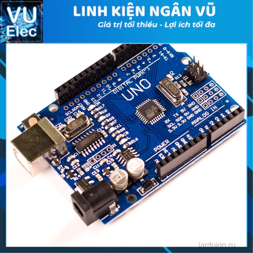 Module arduino UNO R3 chip cắm/dán Atmega16u2 (board phát triển) kèm cáp