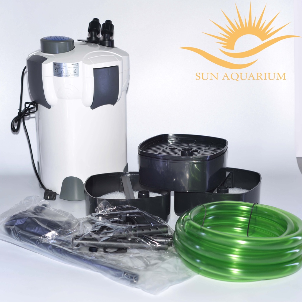 Lọc Thùng Sunsun HW 302 Cực Khỏe Và Rất Êm - SUN AQUARIUM