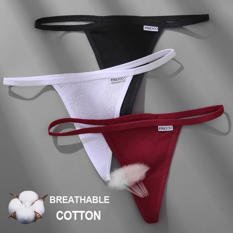 Set 4 quần lót CUTEBYTE vải cotton lọt khe quyến rũ gợi cảm dành cho nữ