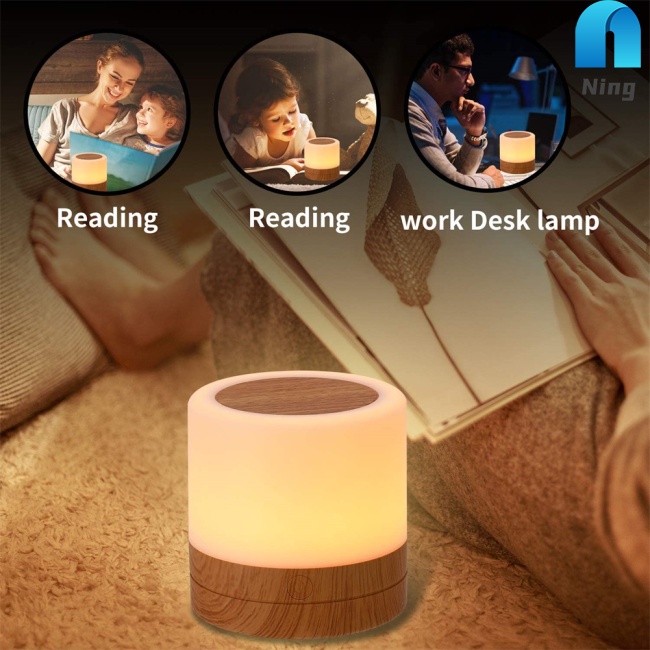 Đèn Ngủ Rgb Cảm Biến Điều Khiển Từ Xa Thay Đổi Màu Sắc Dành Cho Phòng Khách / Phòng Ngủ