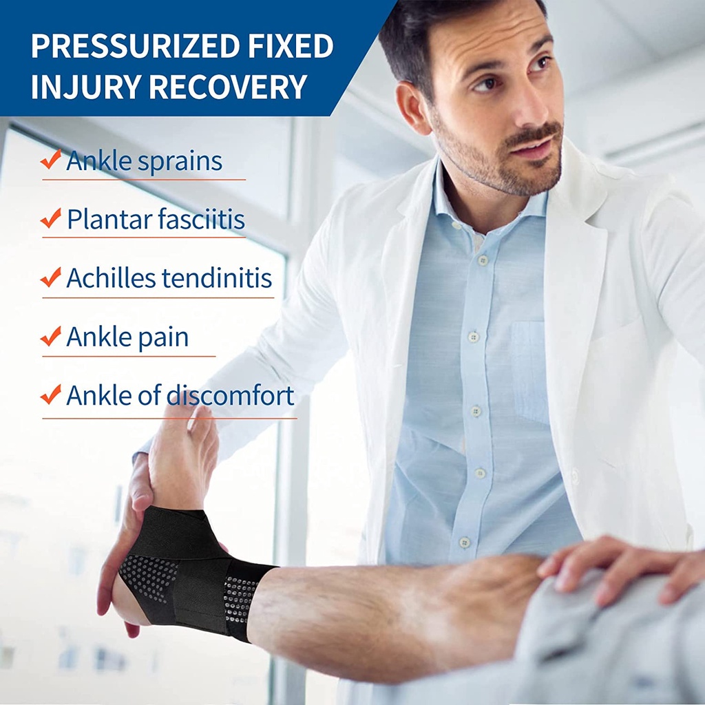 Đai quấn bảo vệ mắt cá chân NEENCA thoáng khí hỗ trợ phục hồi chấn thương cho nam và nữ