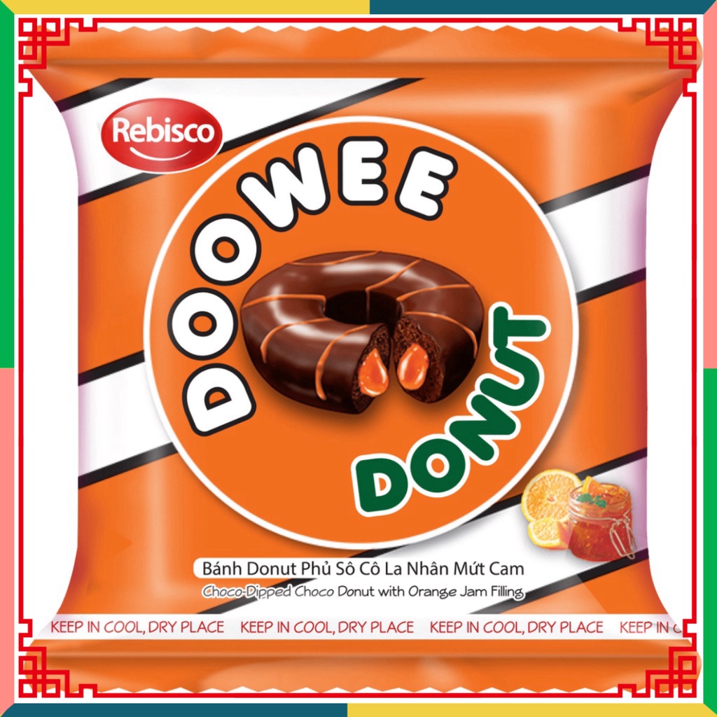 Bánh DOOWEE DONUT Sô cô la túi 12 cái 360 Gram