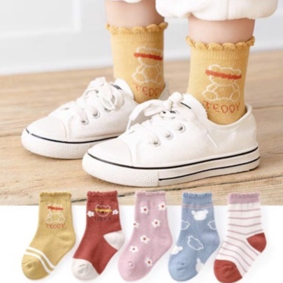 Combo tất vớ 5 đôi tất thể thao mùa thu đông TTT-11-12-13-15 Richkidsstore2021