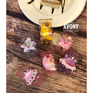 Kẹp tóc thân trong đính icon trăng sao