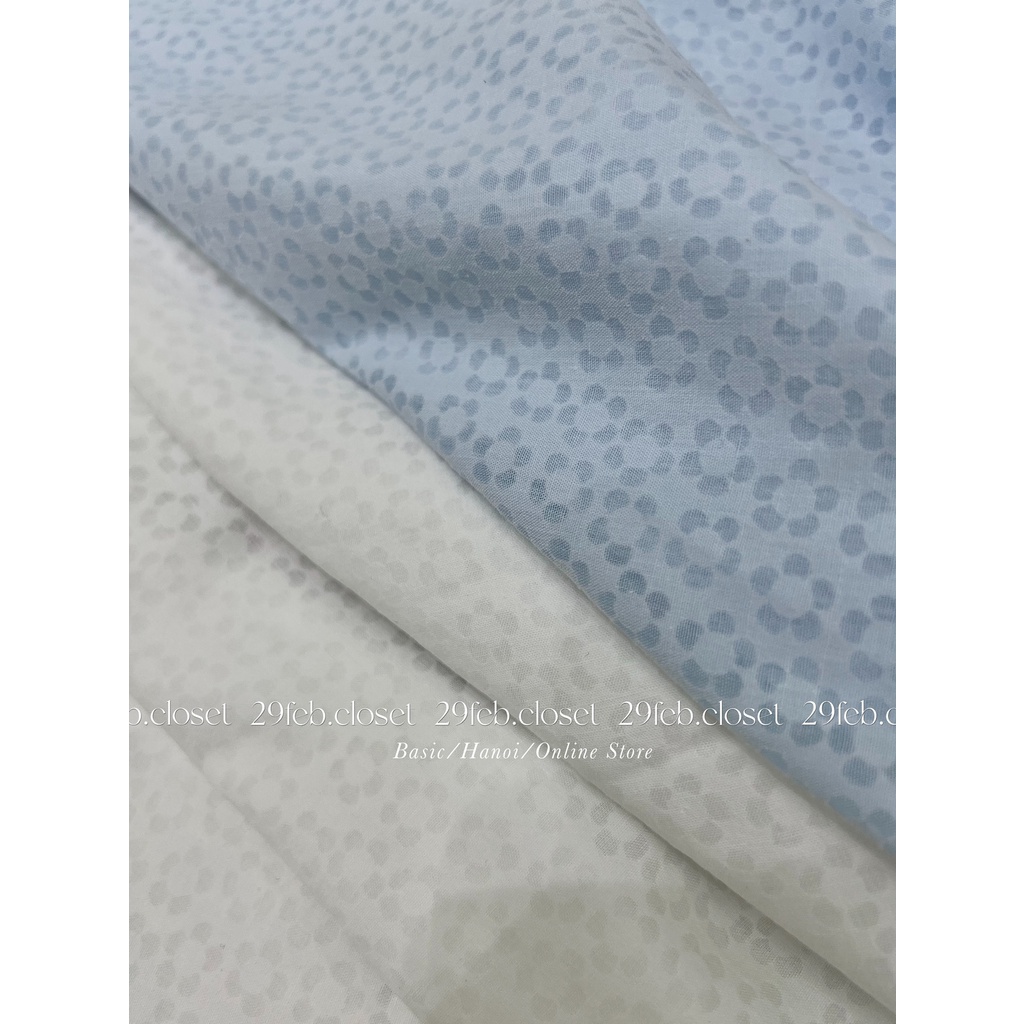 [Ảnh thật/Video] Váy yếm hoa chìm 2 lớp chất thô mềm mát - 29feb.closet - V11