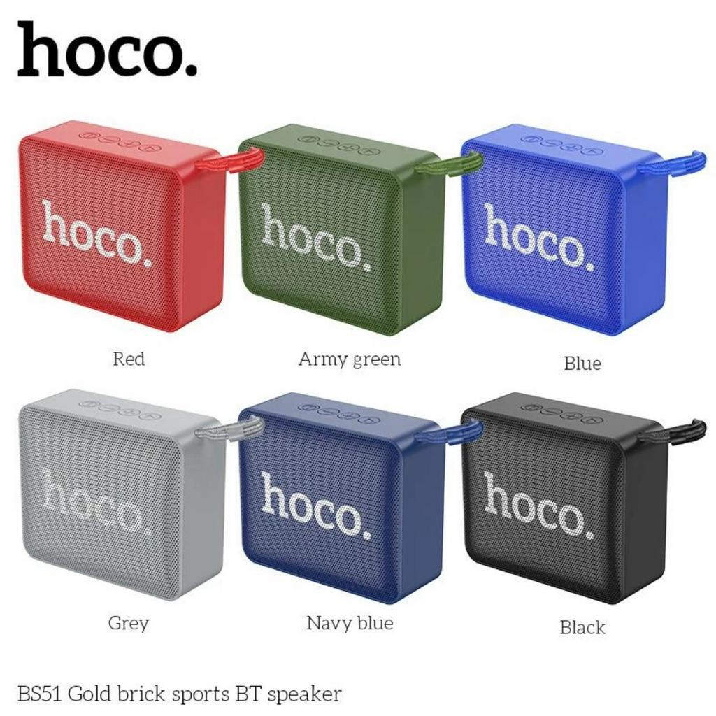 Loa bluetooth HOCO BS51 CHÍNH HÃNG Âm Thanh Đỉnh-Siêu Bass 5W Kết Nối Đa Năng Bảo Hành 12 Tháng 1 đổi 1
