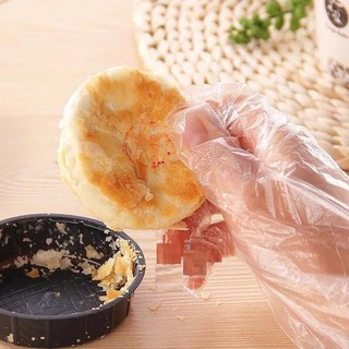 Hộp 200 găng tay nilon thực phẩm dùng 1 lần