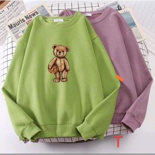 [Sói Xám] [Free ship 50k] ❤️❤️❤️- Áo gấu gỗ bo tay TT11 -Vải xịn