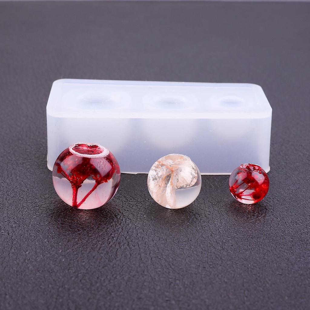 Khuôn làm mặt dây chuyền đổ resin bằng silicon hình trái tim/ nút áo/chữ cái