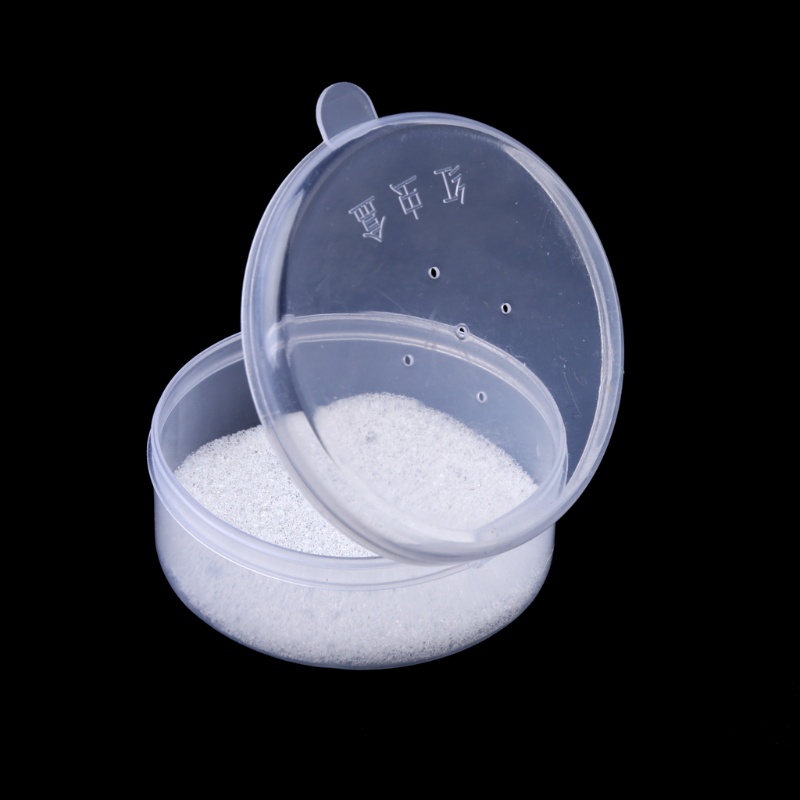 Hộp Tròn Mềm Đựng Mồi Câu Cá Màu Đỏ Đất