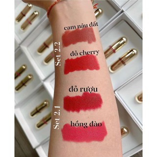 SON THỎI MINI-SÉT 2 THỎI SON LOVE M.O.I HỒ NGỌC HÀ