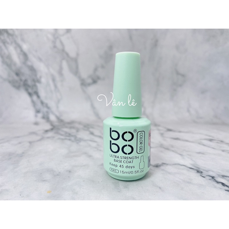 Sơn gel top base cứng móng top lì hãng bobo