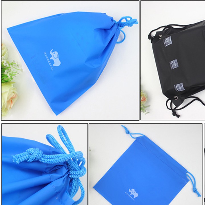 Túi dây rút vải dày dặn đựng giày quần áo sách vở đồ chơi phụ kiện in logo tiện dụng đi du lịch