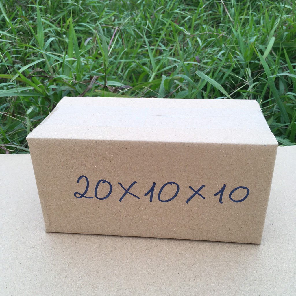 20x10x10 combo 100 hộp bìa carton, thùng giấy đóng gói hàng