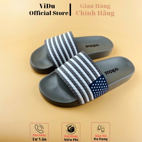 [FREE SHIP] Dép nam quai ngang unisex Adidas ViDu 1825 chống nước, dáng đẹp, thể thao năng động